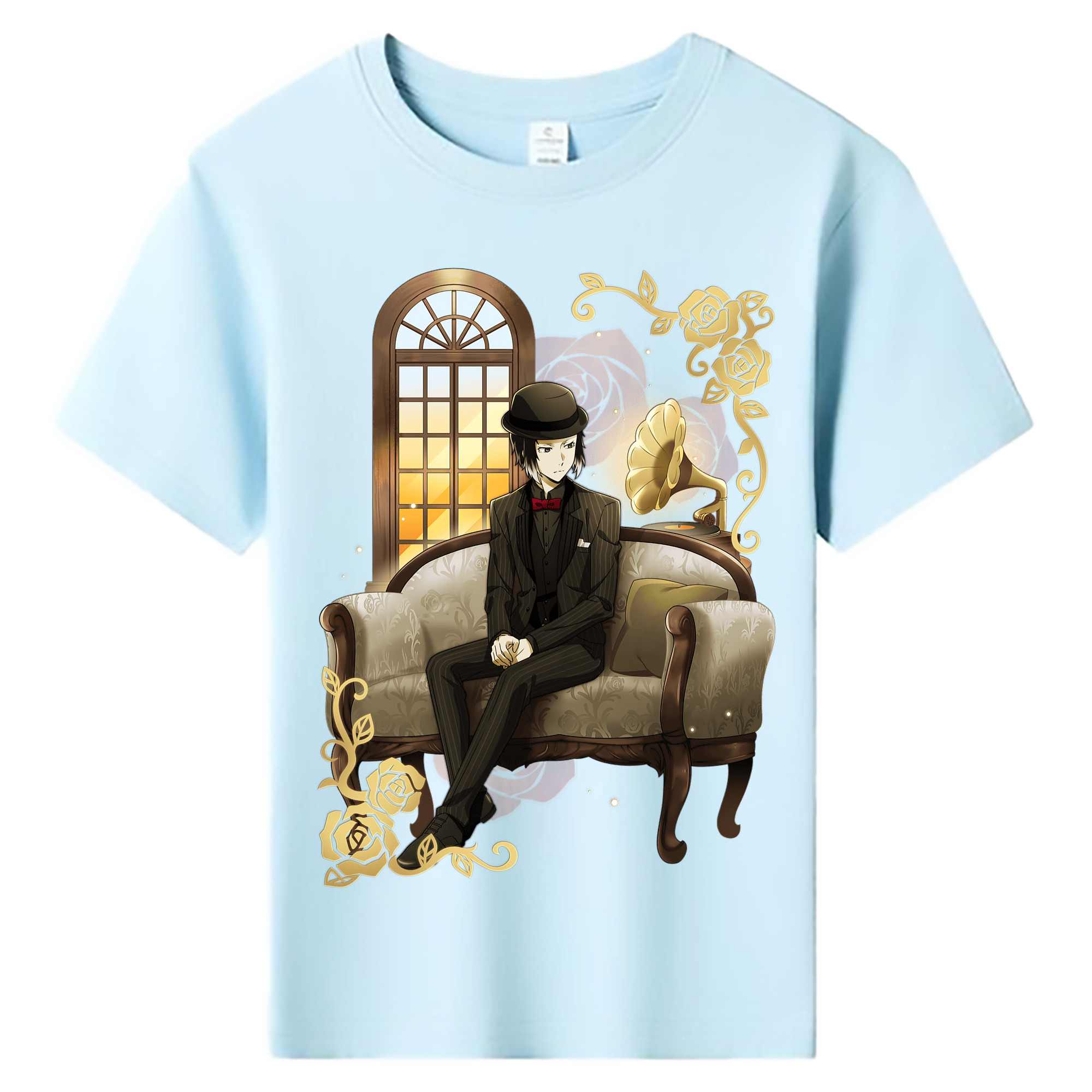 （画像用） 文豪ストレイドッグス Bungo Stray Dogs 綿100％キッズTシャツ（フロントプリント）